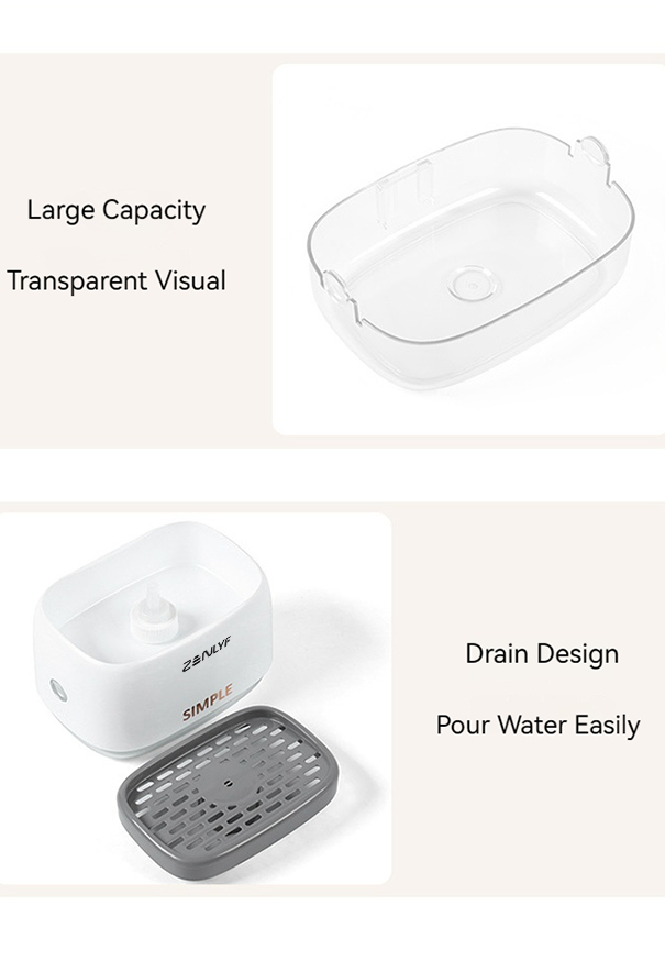 Zenlyf Premium Dishwashing Liquid Dispenser with Sponge Holder for Kitchen Sink