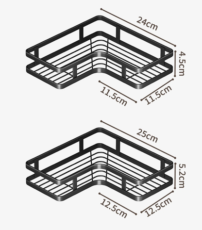 Zenlyf No Drill Bathroom Shelf & Kitchen Organizer  (White)