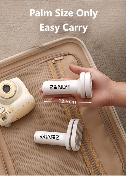 Zenlyf Adjustable Clothes Hanging Rack for Drying, Drying Clothes Rack for Window, Balcony, Wardrobe, Bathroom Telescopic Rod with Double Clamp Foldable, Easy Installation & Space Saving Design