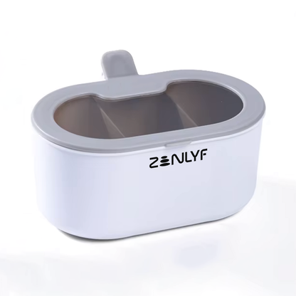 Zenlyf Triple Compartment Plastic Spice Box