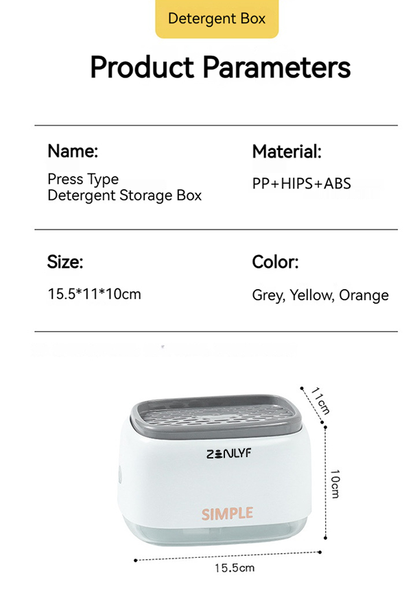 Zenlyf Premium Dishwashing Liquid Dispenser with Sponge Holder for Kitchen Sink