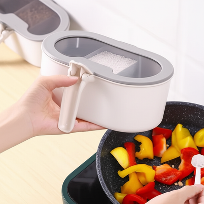 Zenlyf Triple Compartment Plastic Spice Box