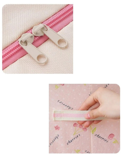 Zenlyf Foldable Underbed Storage Box with Clear Window, Sleek and modern container